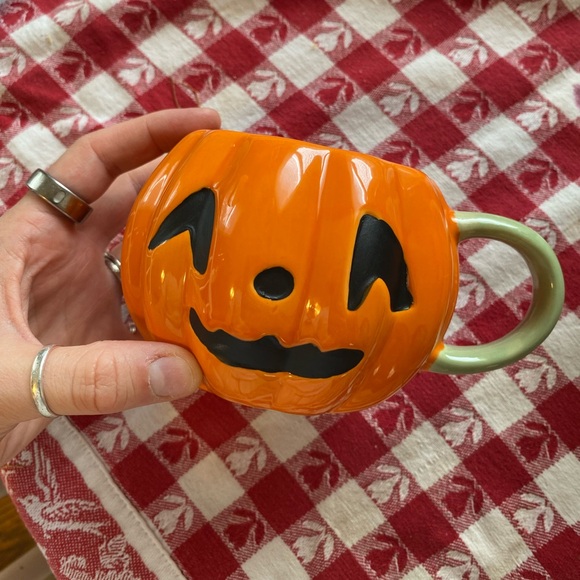 Orange Pumpkin Mug Hyde and Eek - Picture 1 of 7